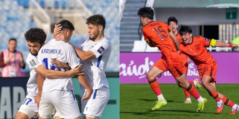Cả U23 Uzbekistan vs U23 Trung Quốc đều bước vào tứ kết với sự tự tin