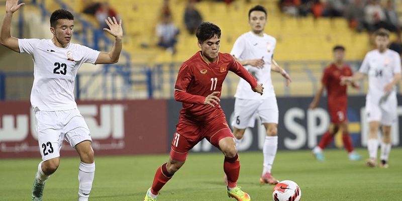 U23 Kyrgyzstan vs U23 Việt Nam luôn là trận đấu giằng co