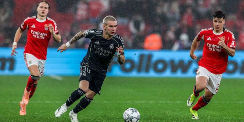 Benfica vs Real Madrid đều đang thi đấu khá tốt