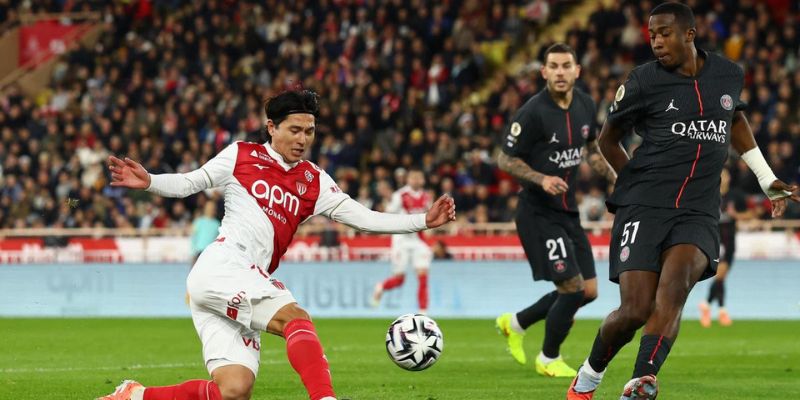 Trận đấu giữa AS Monaco vs PSG luôn diễn ra với tốc độ rất cao